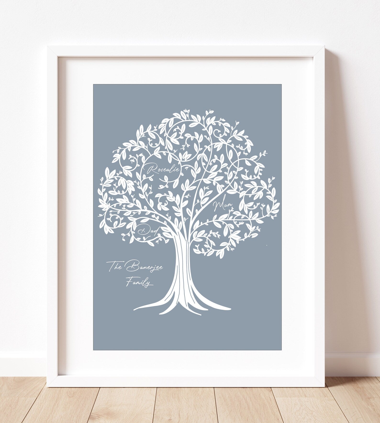 Family Tree Print/ Gift for mum / Mother's Day print /Mothers Day gift / Mum's birthday /Mother's Day / Home print / Mum print/ Family print