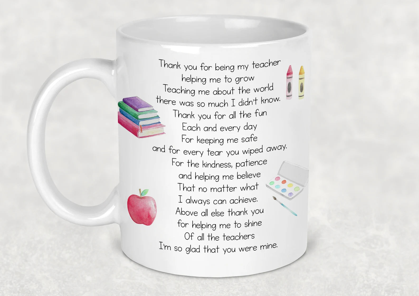 Personalised teacher mug, Teacher gifts, thank you nursery assistant, new teacher gifts, best teacher gifts, end of year gifts, Teacher mug