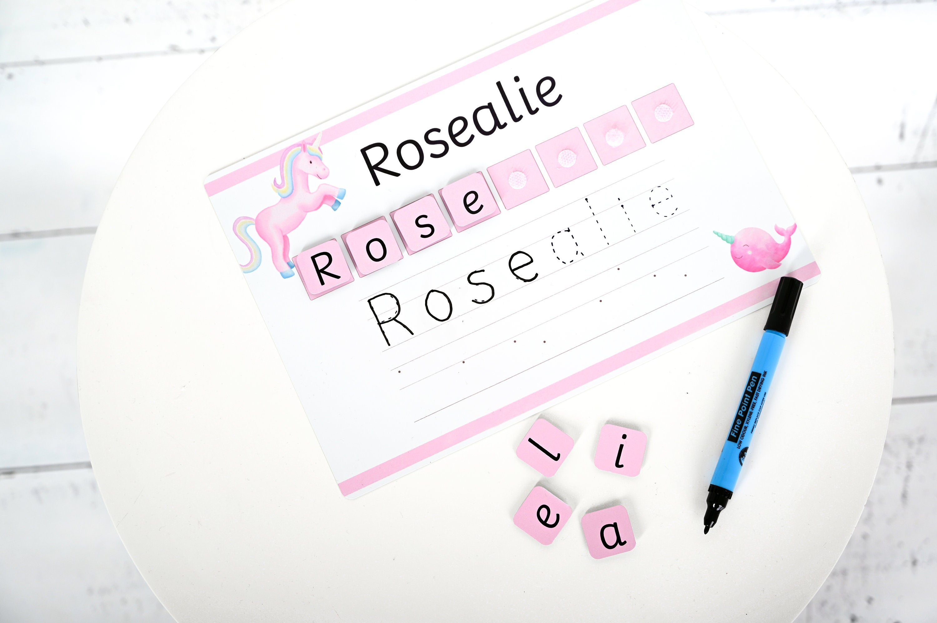 Writing whiteboard, name writing whiteboard, name writing practise, aluminium whiteboard, name writing,handwriting practise board,name board