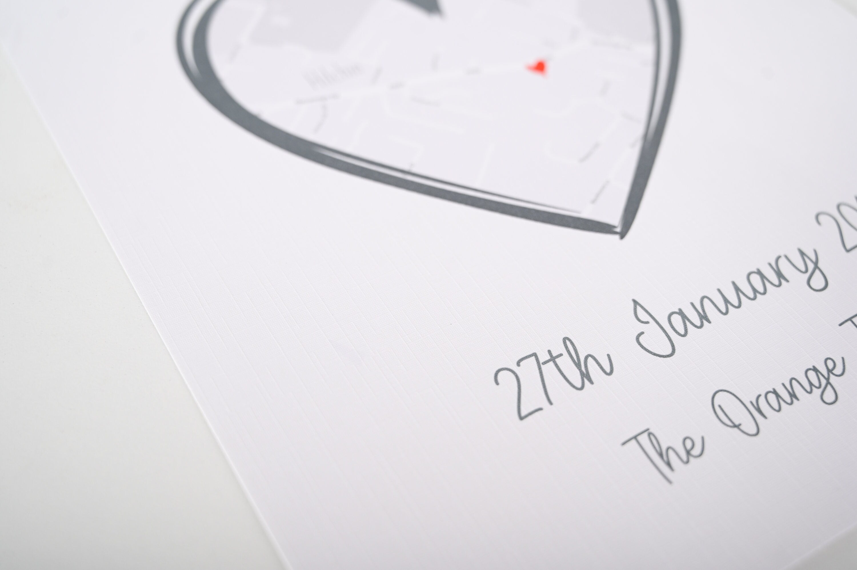 Personalised First date print • first date • valentines print • couples personalised print • anniversary gift • where we met • marriage gift