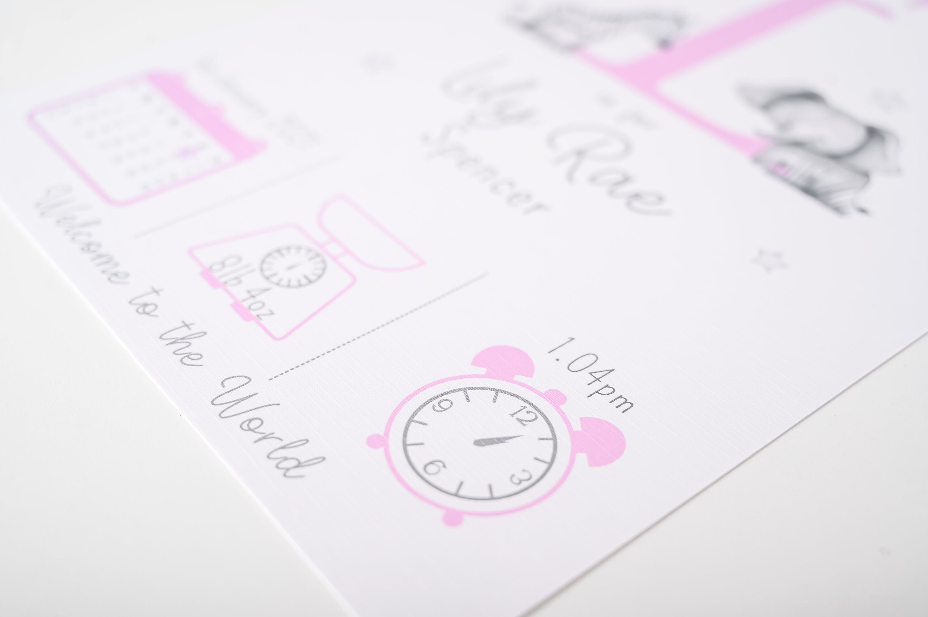 Personalised Safari Print • Personalised New Baby Print • Birth Announcement • Baby Wall Art A4 A3 • Safari Print • Jungle Nursery Print