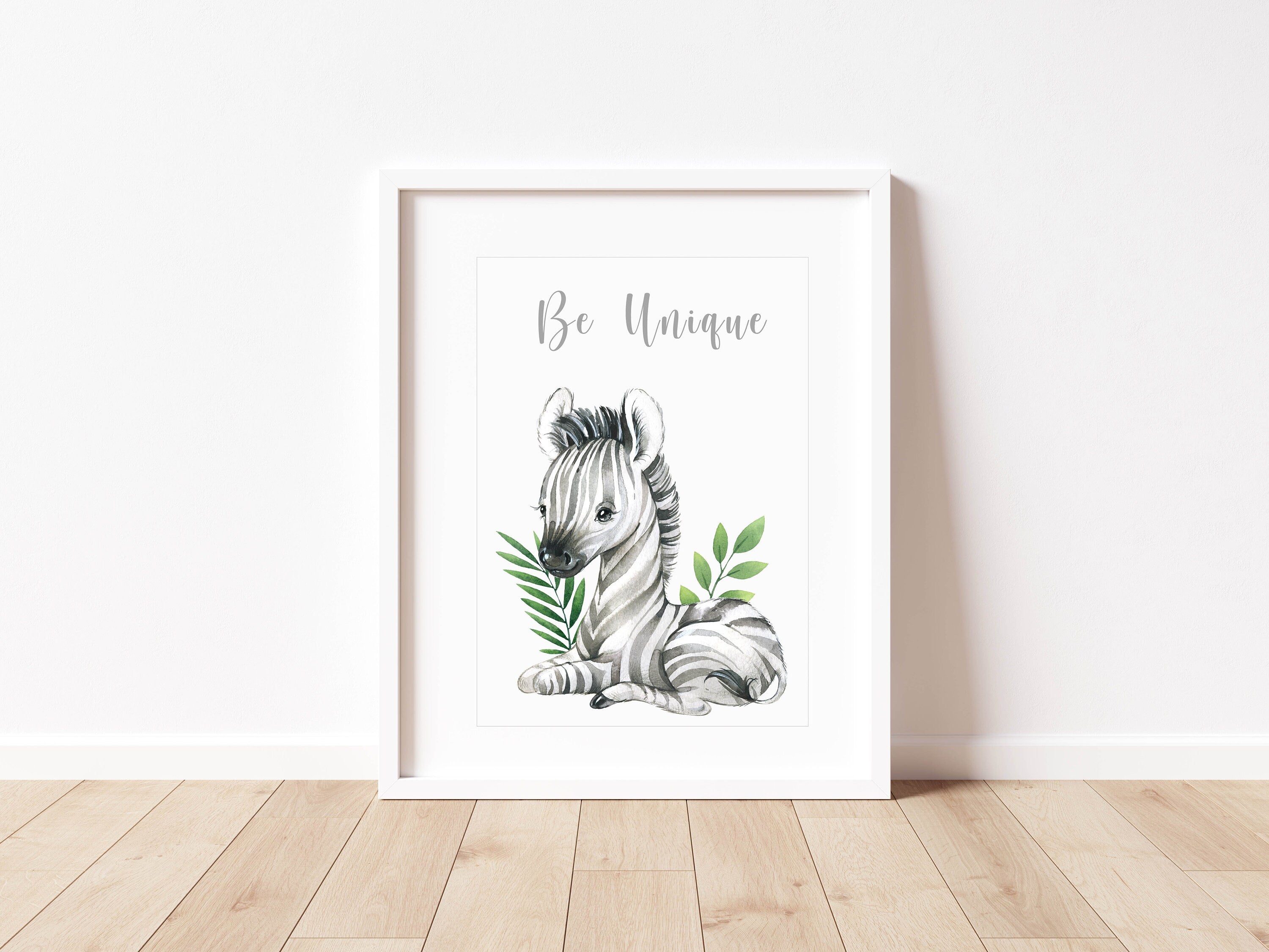 Jungle Animals Nursery Decor - Safari Nursery Prints - Nursery Set - Baby Wall Art - Nursery Decor - Jungle Theme - Elephant Giraffe Zebra
