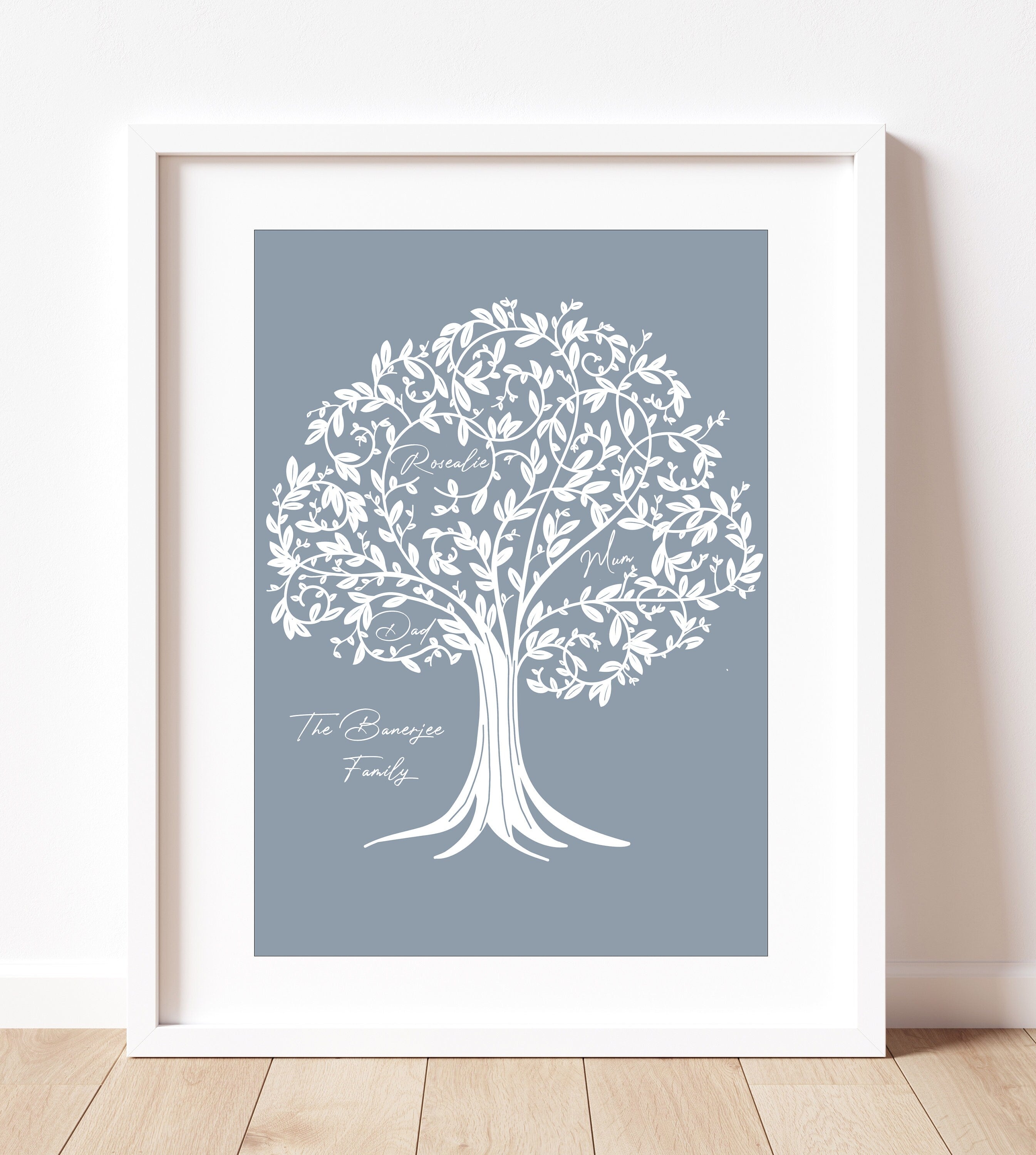 Family Tree Print/ Gift for mum / Mother's Day print /Mothers Day gift / Mum's birthday /Mother's Day / Home print / Mum print/ Family print