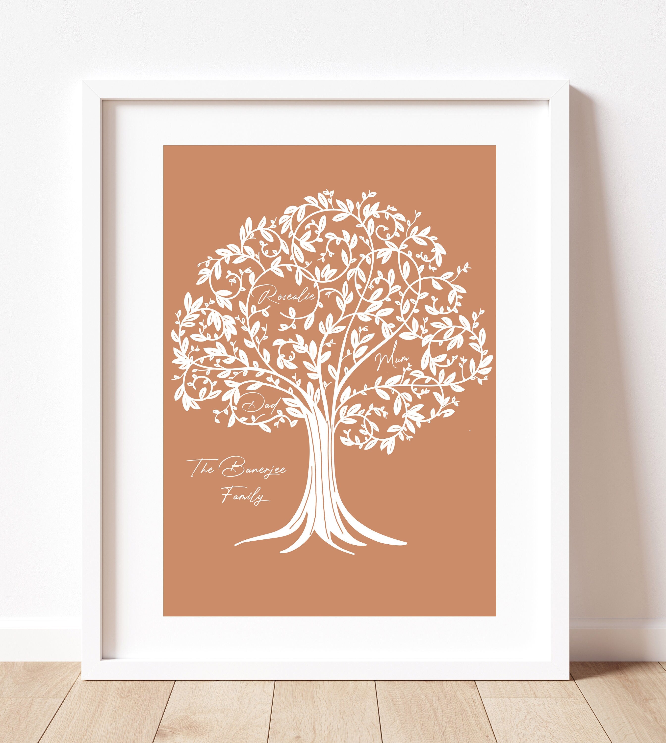 Family Tree Print/ Gift for mum / Mother's Day print /Mothers Day gift / Mum's birthday /Mother's Day / Home print / Mum print/ Family print