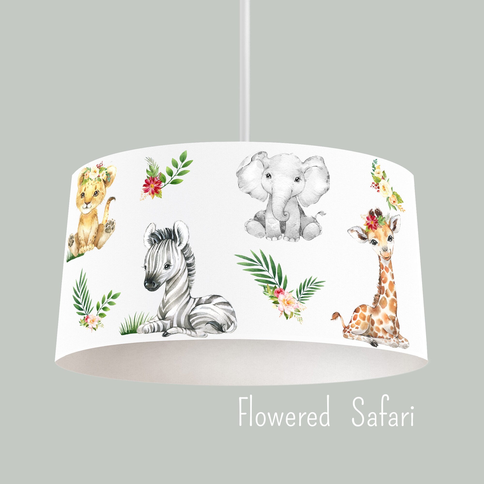 Safari Lampshade Nursery | Safari lampshade | Safari Nursery | Safari theme| Safari Nursery decor | Nursery lampshade | Safari | Lampshade
