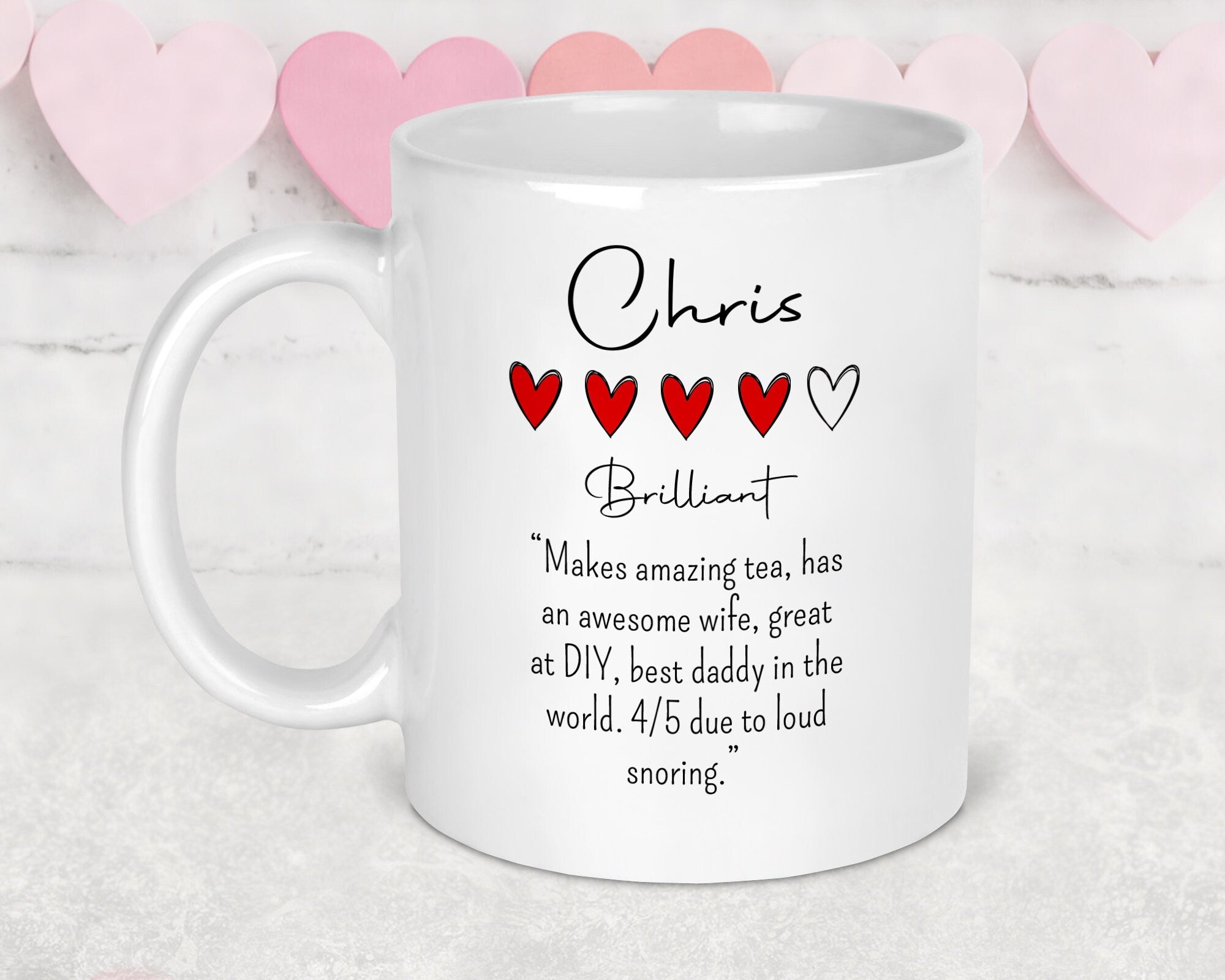 Valentines mug, Valentines gift, Anniversary gift, Gift for her, Gift for him, Valentines day, personalised mug, husband mug, wife mug