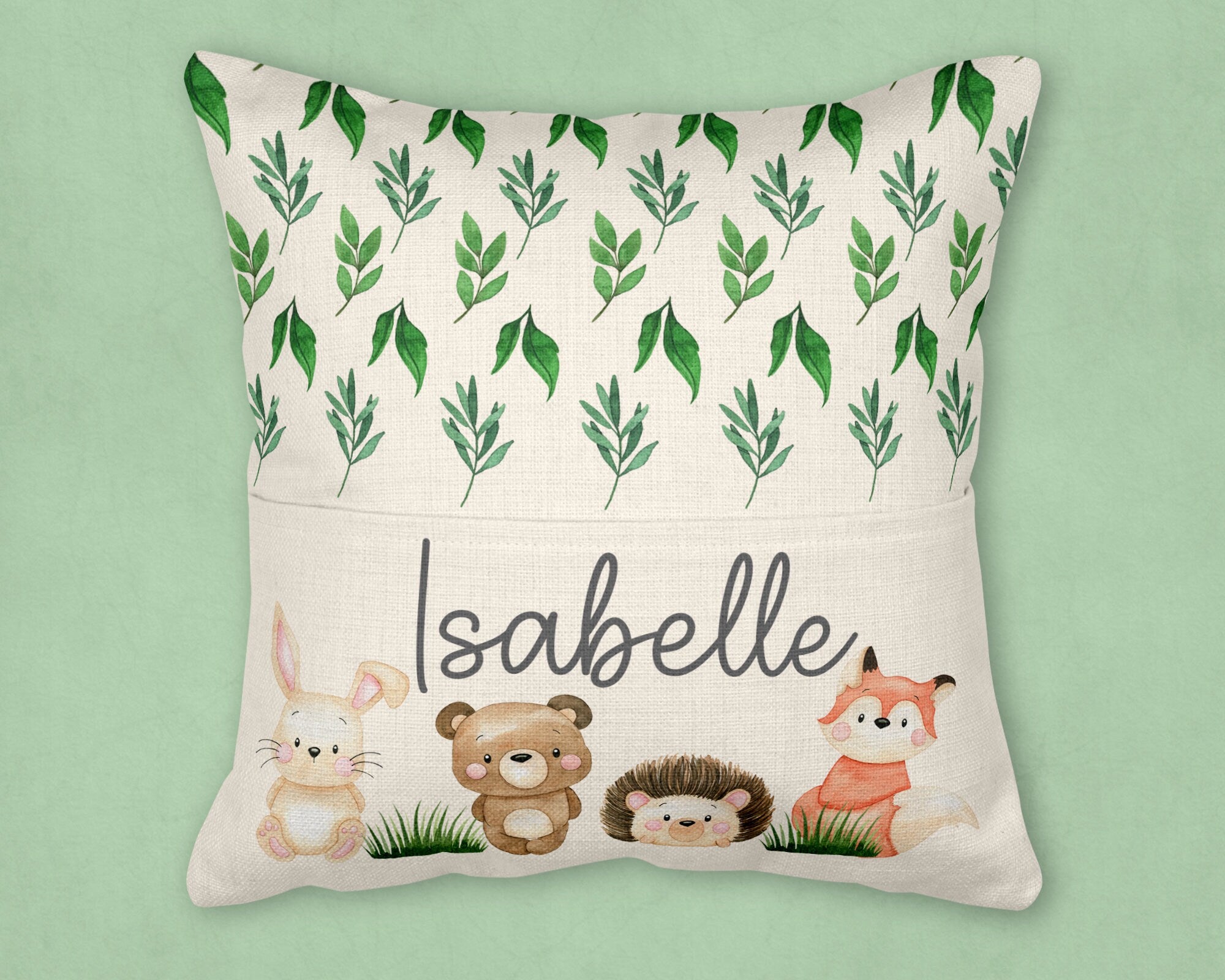 Woodland reading cushion | Woodland themed nursery | woodland nursery| woodland animals| woodland animals nursery| woodland animal cushion