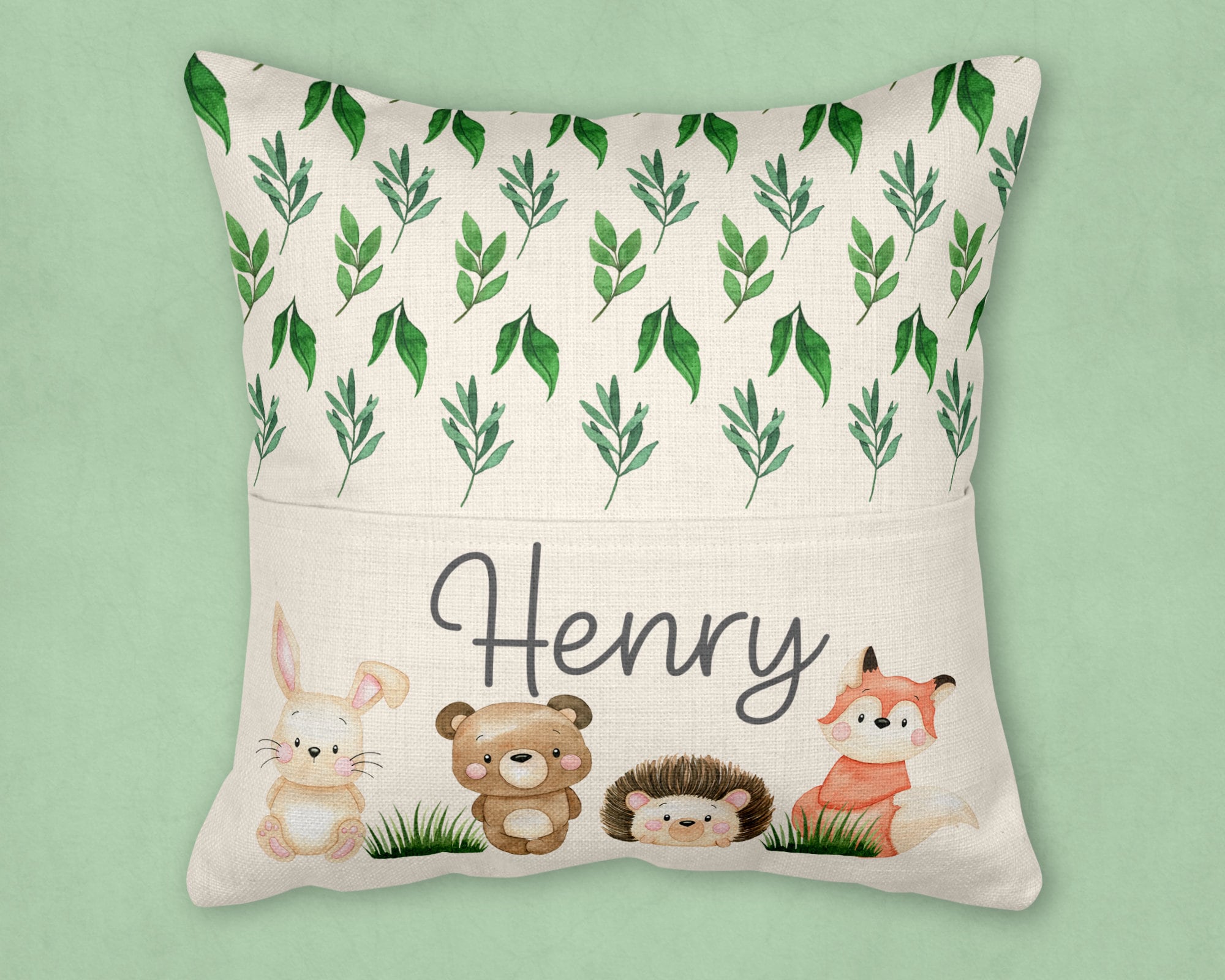 Woodland reading cushion | Woodland themed nursery | woodland nursery| woodland animals| woodland animals nursery| woodland animal cushion