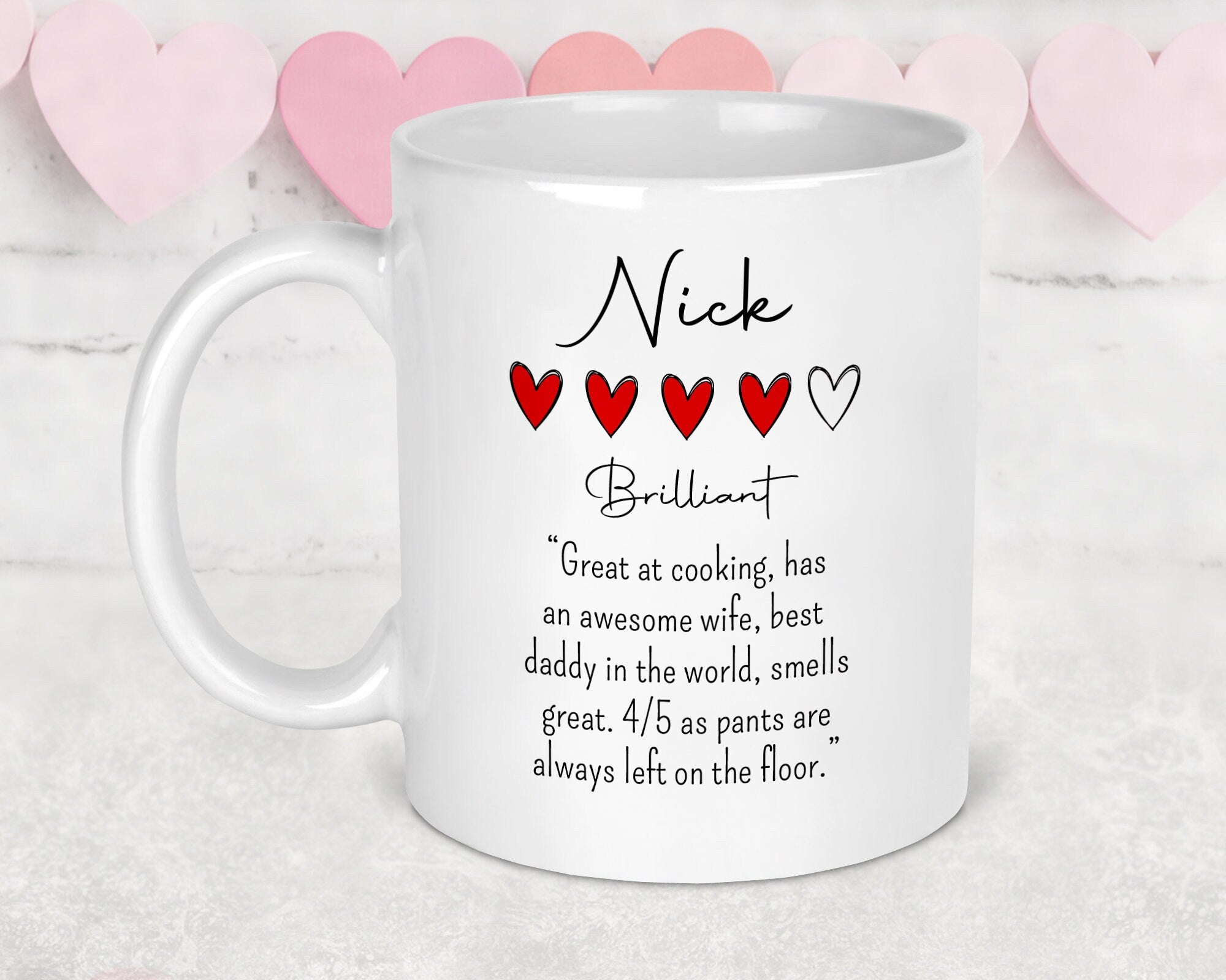Valentines mug, Valentines gift, Anniversary gift, Gift for her, Gift for him, Valentines day, personalised mug, husband mug, wife mug