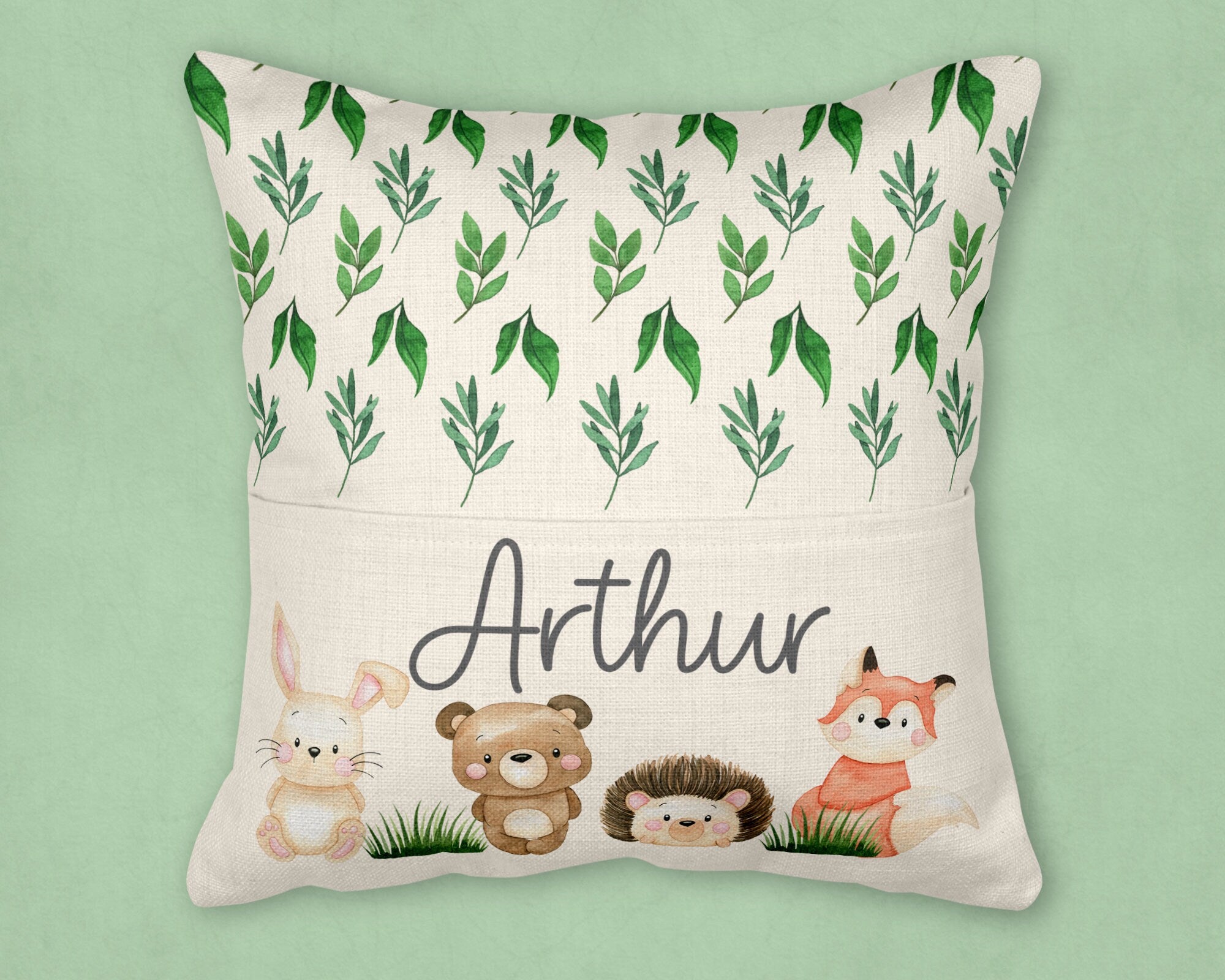 Woodland reading cushion | Woodland themed nursery | woodland nursery| woodland animals| woodland animals nursery| woodland animal cushion