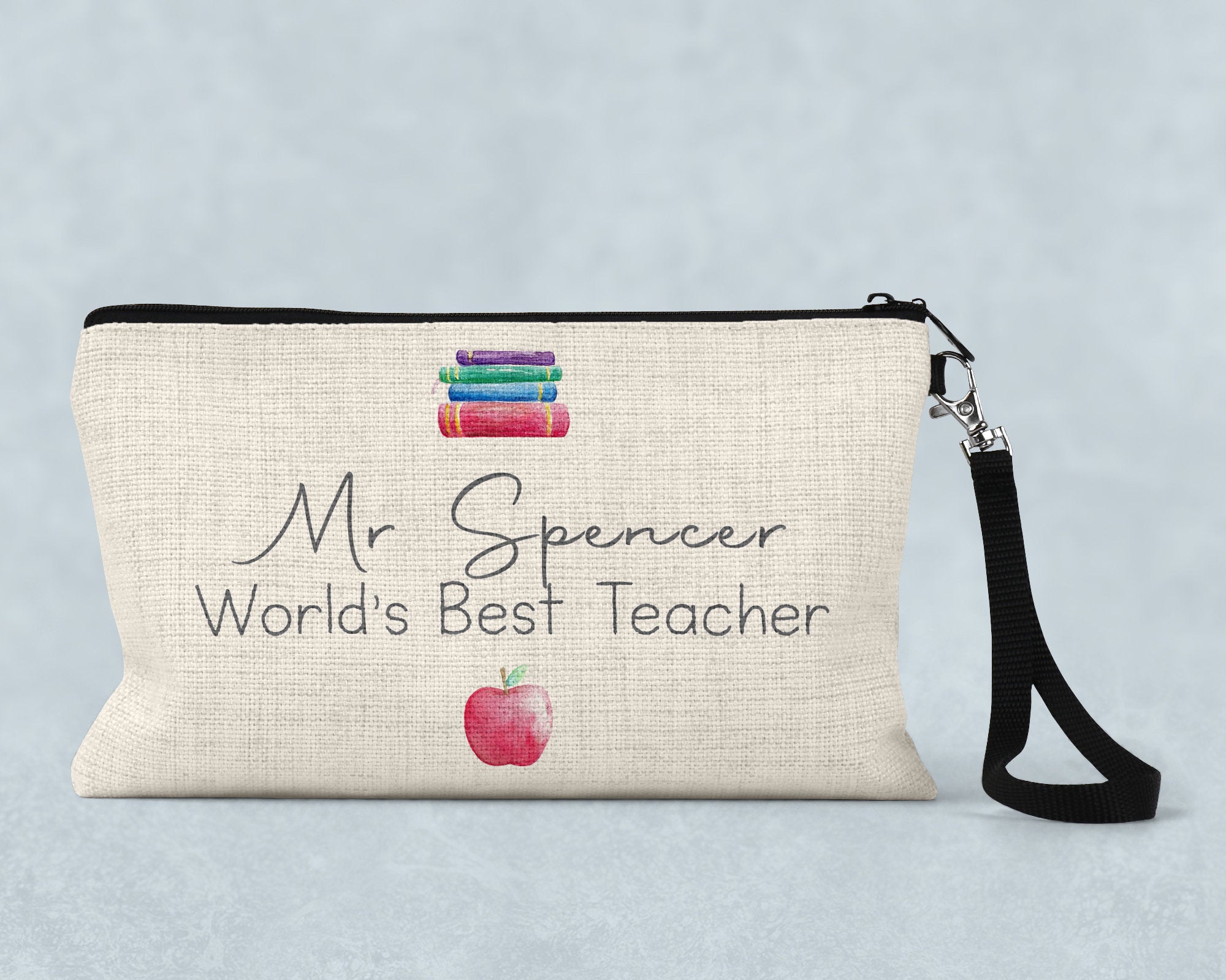 Teacher pencil case, Teacher gift, Teacher end of year gift, Thank you teacher, personalised pencil case, TA Gift, End of Term gift