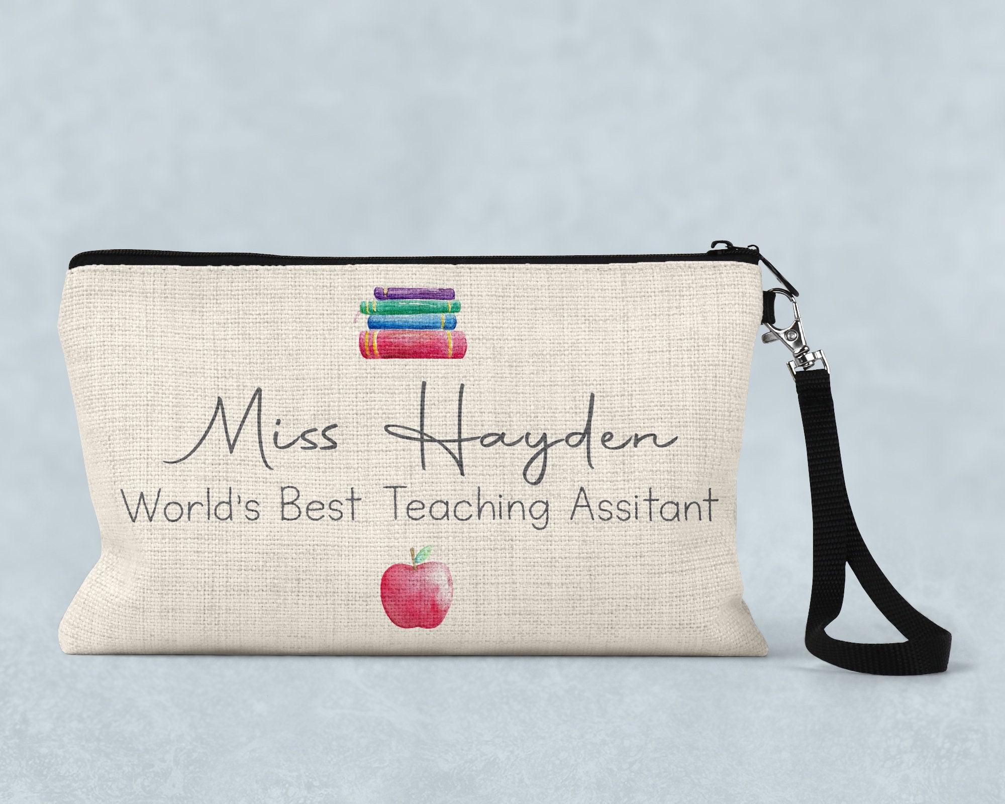 Teacher pencil case, Teacher gift, Teacher end of year gift, Thank you teacher, personalised pencil case, TA Gift, End of Term gift