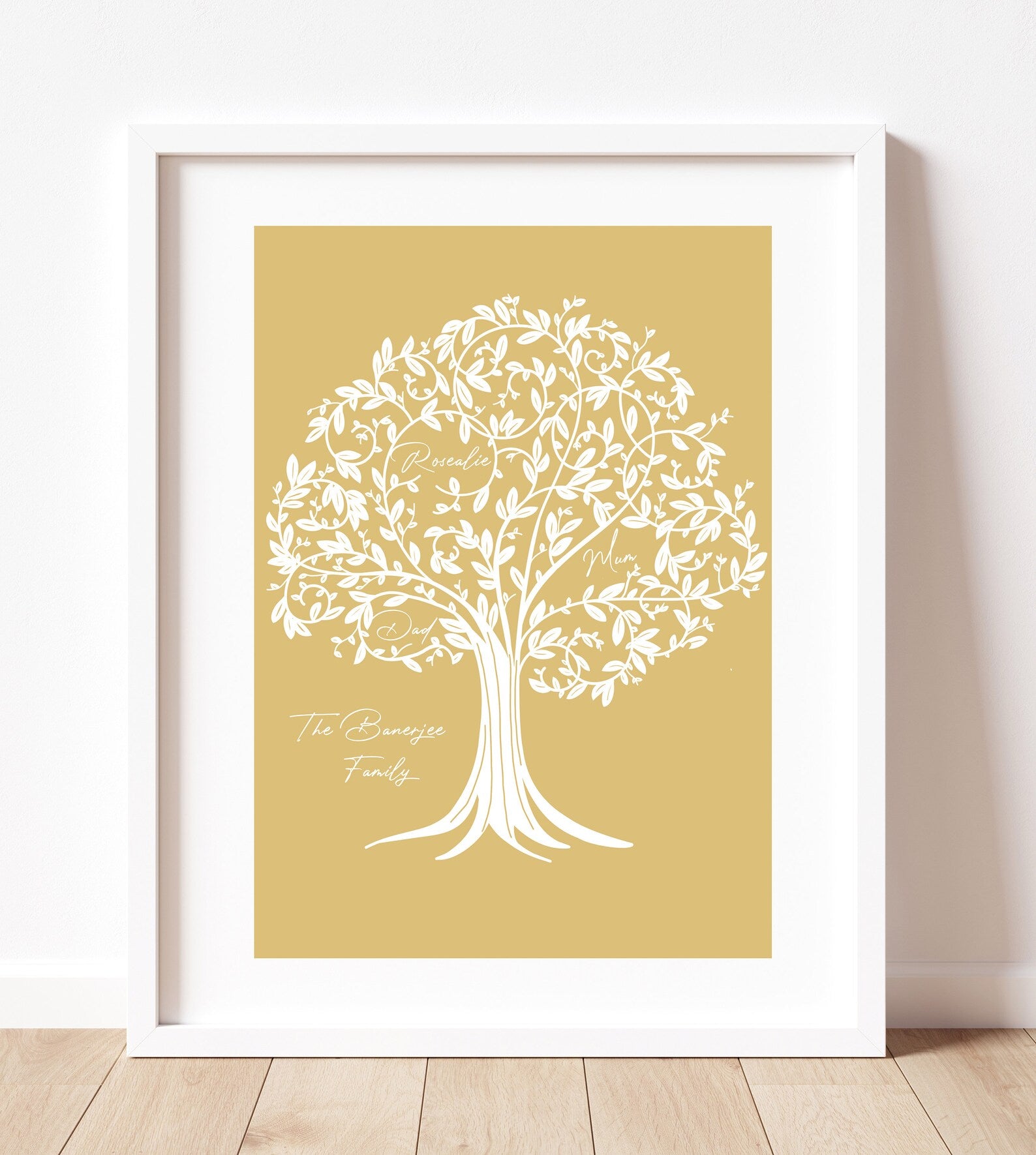 Family Tree Print/ Gift for mum / Mother's Day print /Mothers Day gift / Mum's birthday /Mother's Day / Home print / Mum print/ Family print