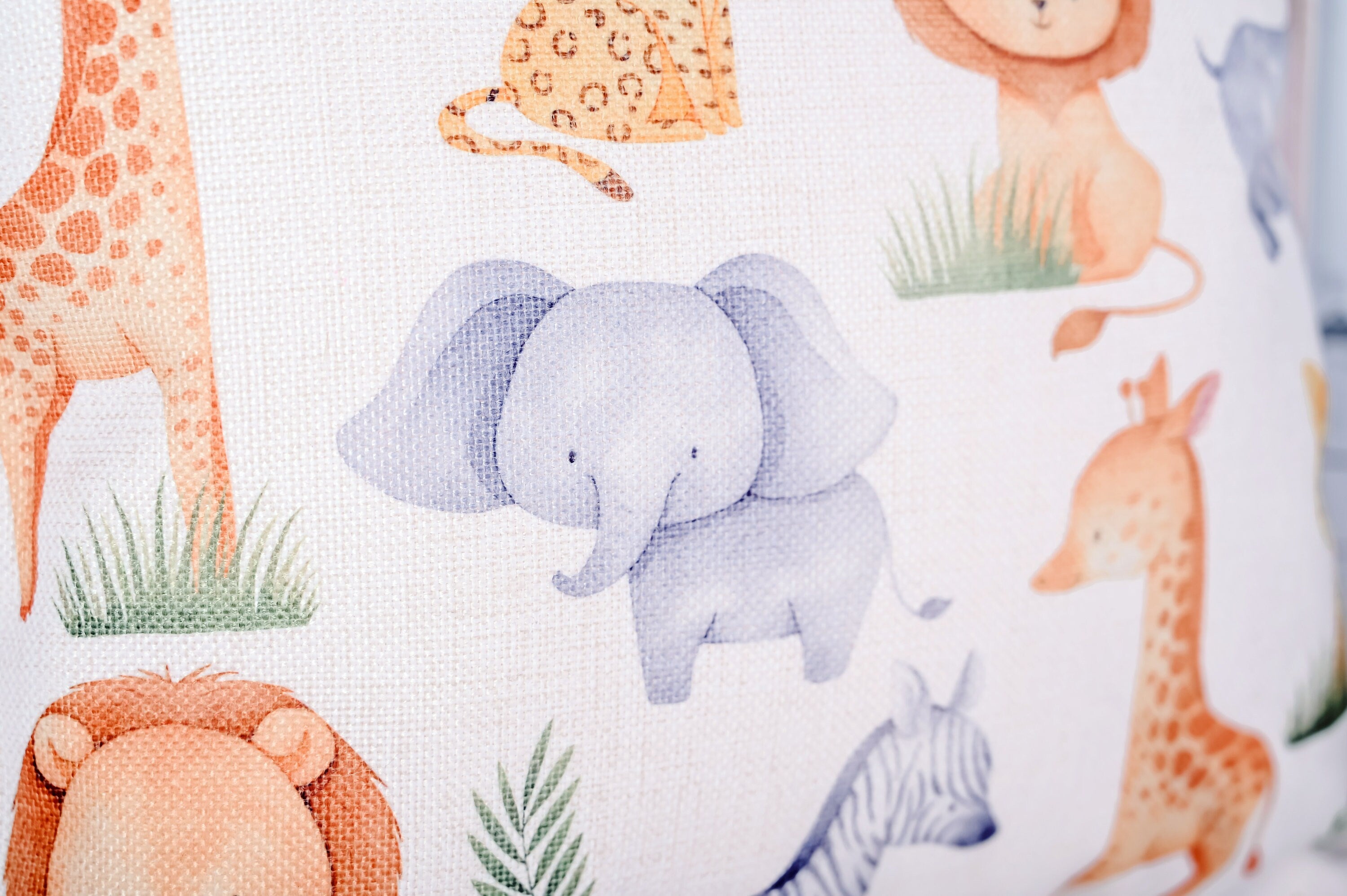 Baby Cushion | New Baby Cushion | Baby Shower Cushion | Nursery Cushion | Safari Gift | Baby Safari Theme | Safari nursery | Safari cushion