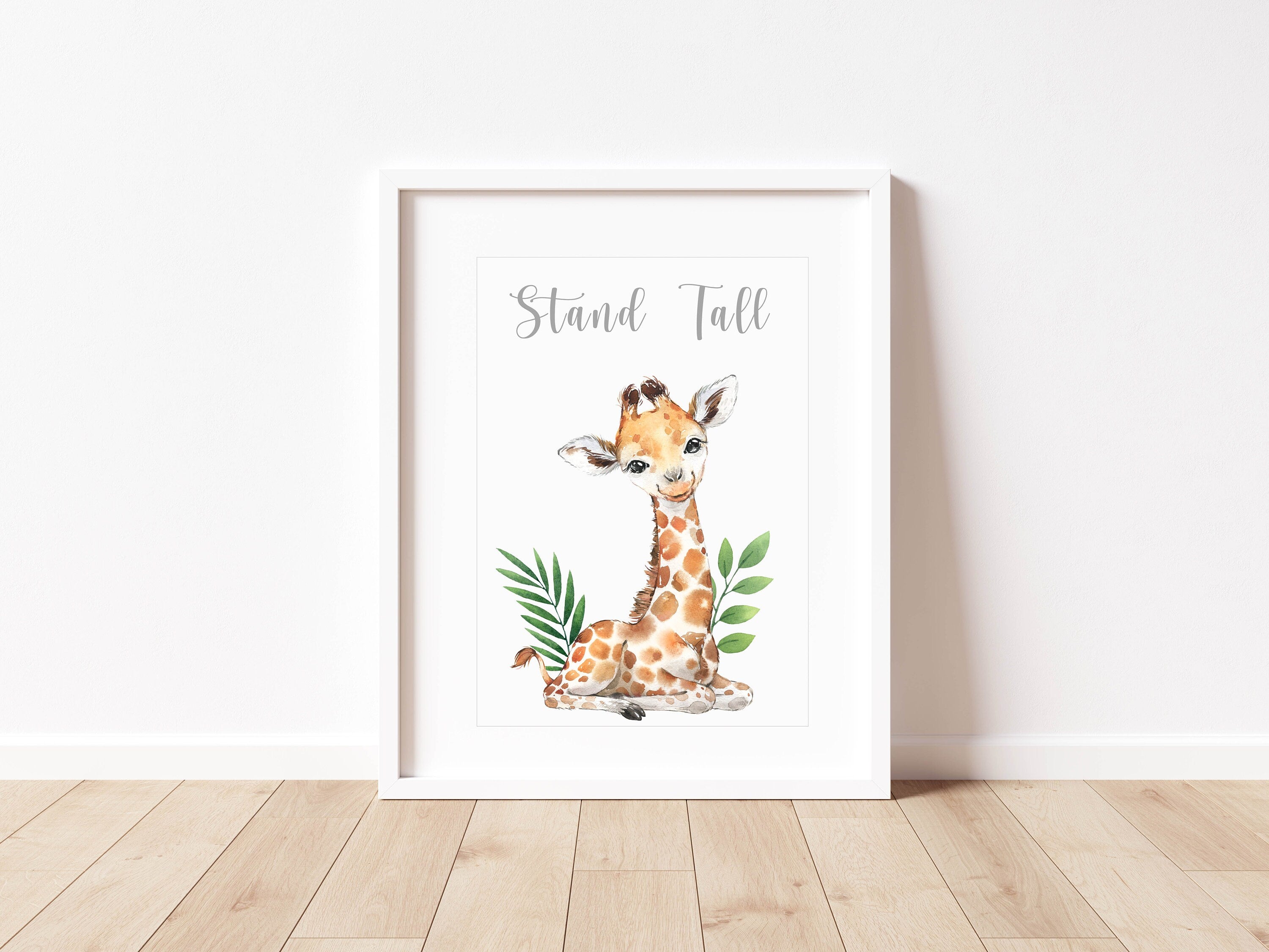 Jungle Animals Nursery Decor - Safari Nursery Prints - Nursery Set - Baby Wall Art - Nursery Decor - Jungle Theme - Elephant Giraffe Zebra