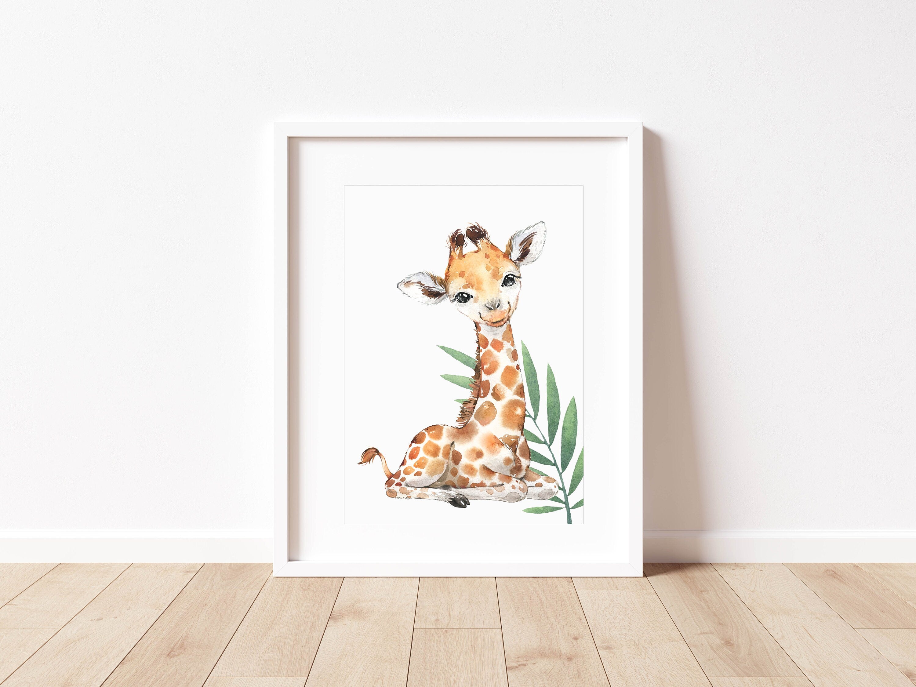 Jungle Animals Nursery Decor - Safari Nursery Prints -Baby Wall Art - Nursery Decor - Jungle Theme - Elephant Giraffe Zebra Lion - Safari