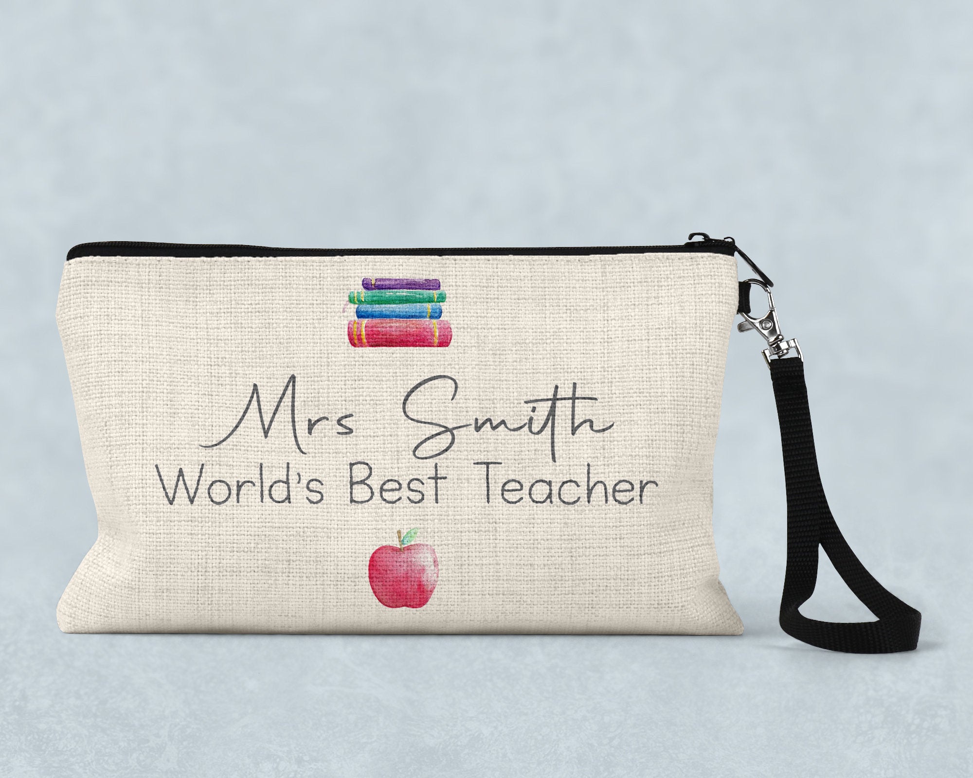 Teacher pencil case, Teacher gift, Teacher end of year gift, Thank you teacher, personalised pencil case, TA Gift, End of Term gift